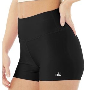 Alo Yoga Black High-Waist Airlift Short